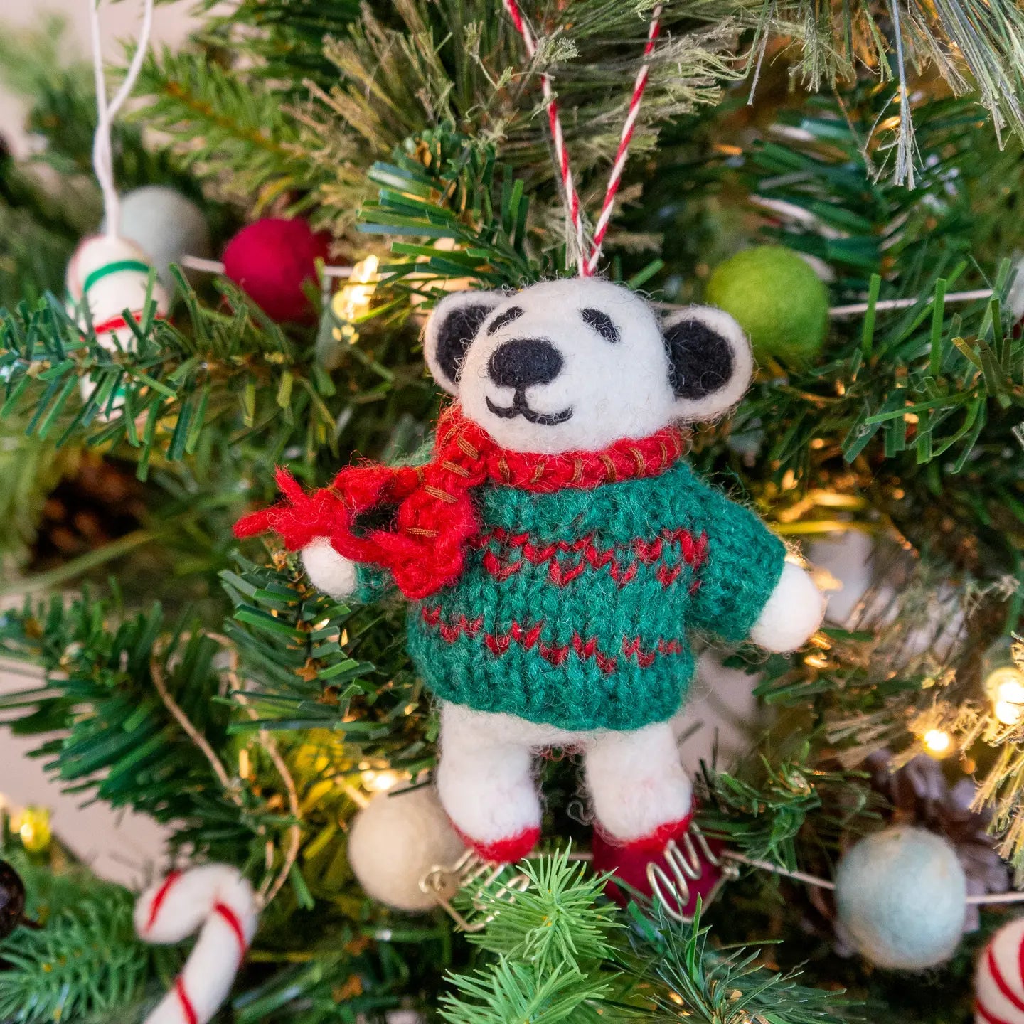 Wool Felt Ornaments - Friendsheep