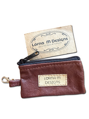 Upcycled Leather Card Pouch