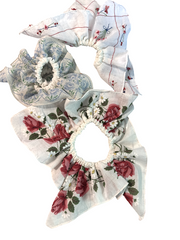 Vintage Hankie Scrunchies