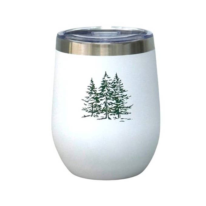 Three Pines Wine Tumbler - 12 oz