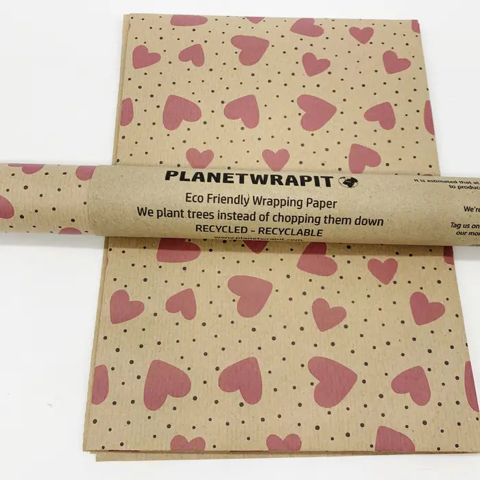 Wrapping Paper Sheets -- Recycled Kraft Paper