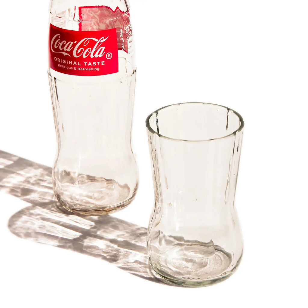 Upcycled Glassware - Coca Cola Drinking Glasses 5oz