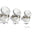 Stainless Steel - Food Storage Round Snack Trio