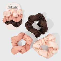 Recycled Fabric Cloud Scrunchies 3pc Set