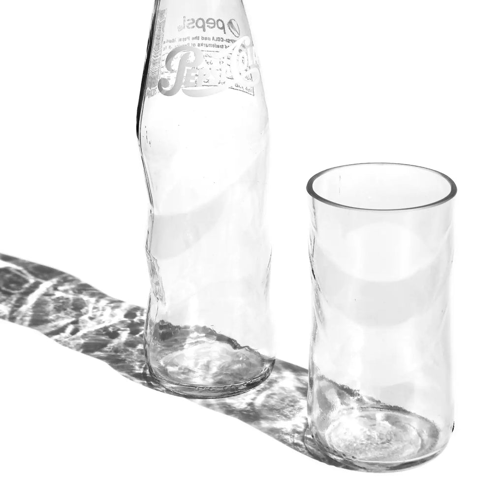 Upcycled Glassware - Pepsi Drinking Glasses 5oz