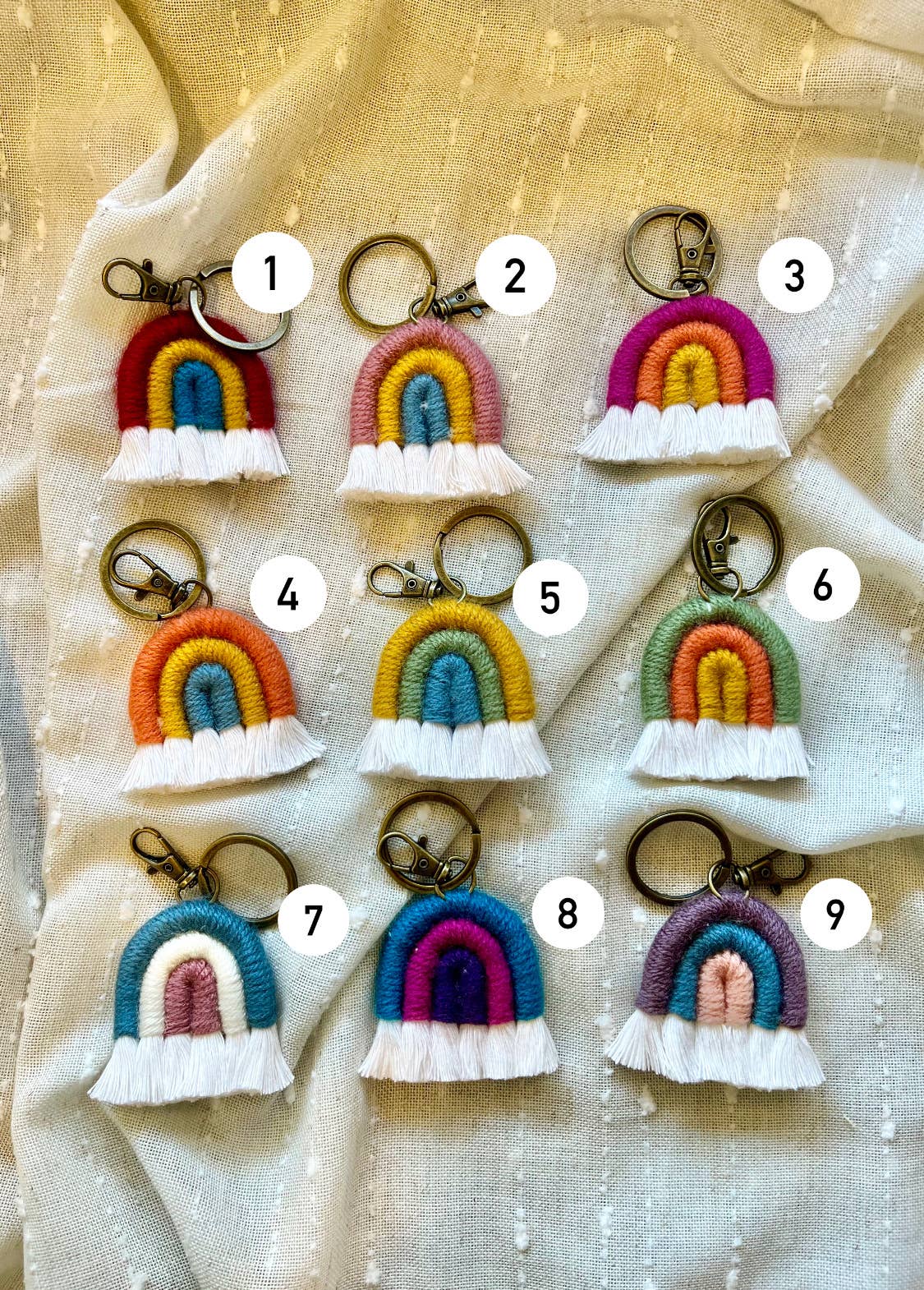 Rainbow Keychains – Nudge Eco Store