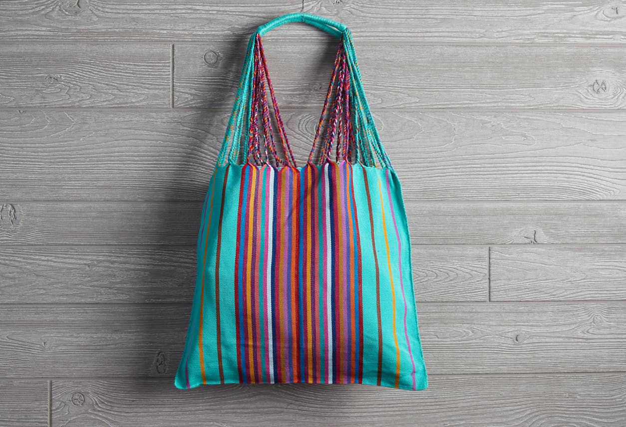 Chiapas Woven Hammock Market Bag