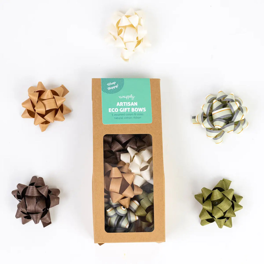 Eco Gift Bows • Artisanal Natural Cotton