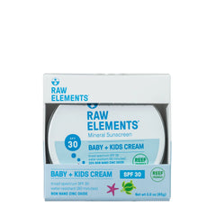 Raw Elements Baby + Kids Sunscreen Lotion Tin Spf 30