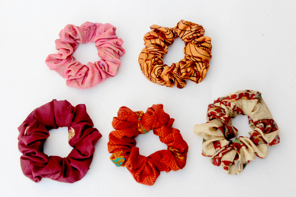 Upcycled - Sari Scrunchie