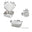 Stainless Steel - Food Storage Little Lunch Combo