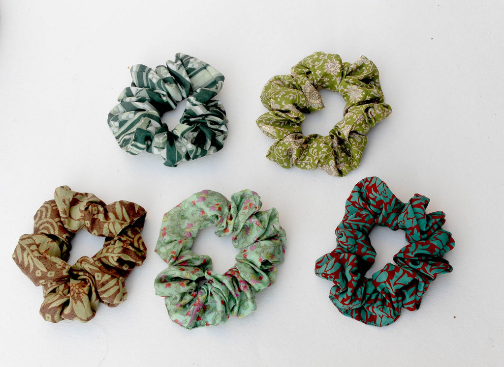 Upcycled - Sari Scrunchie
