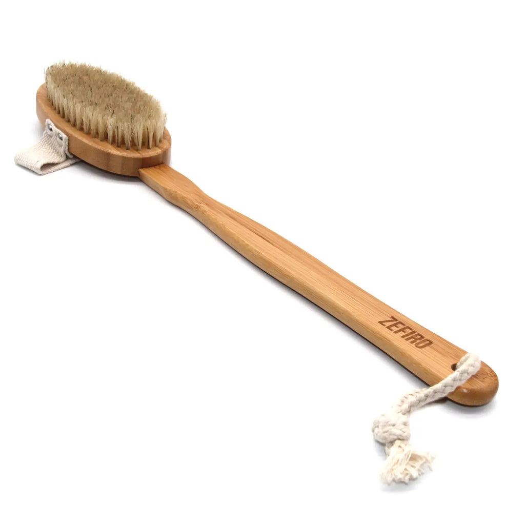 Dry/Wet Long Handle Body Brush - Zefiro