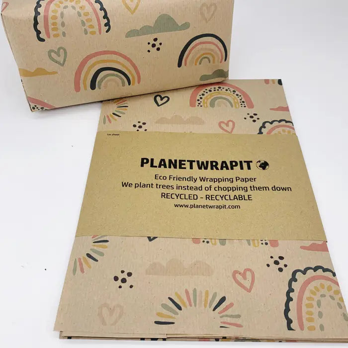 Wrapping Paper Rolls -Recycled Kraft Paper Gift Wrap