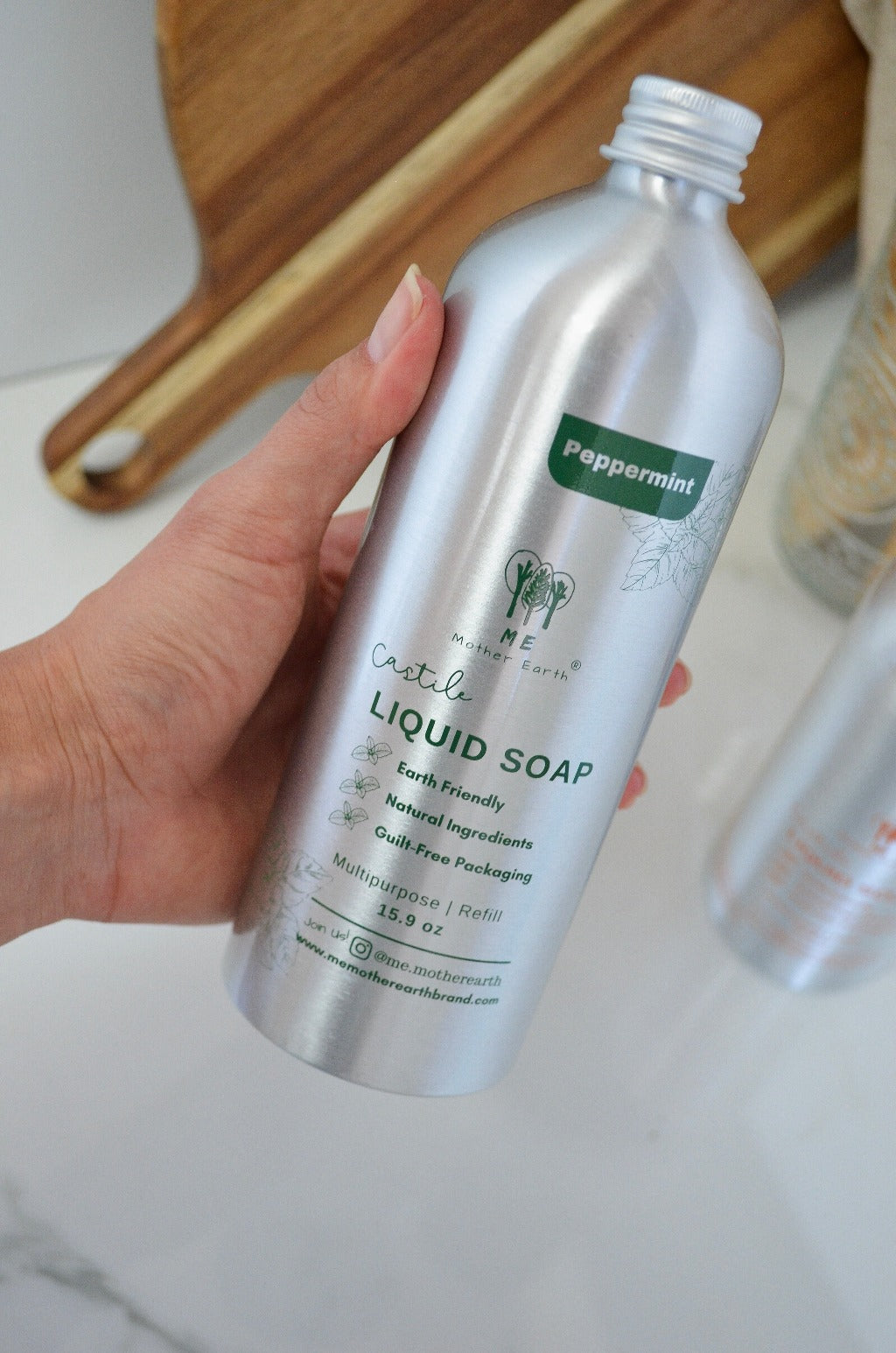 Peppermint Liquid Castile Soap- Multipurpose Soap