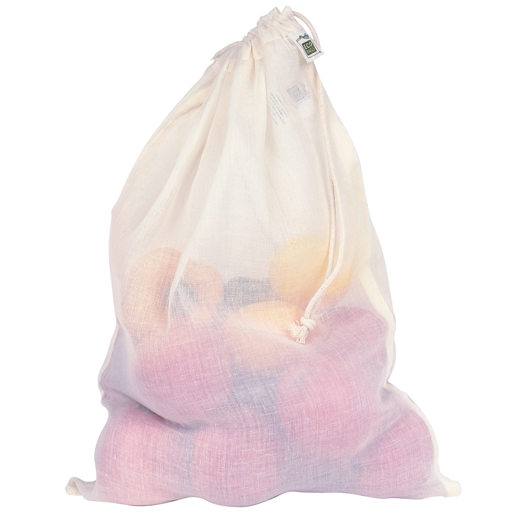 Natural Cotton Gauze Large Produce Bag