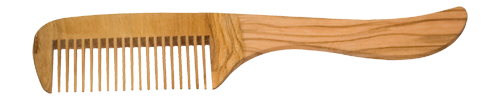 Comb (Olivewood with handle)