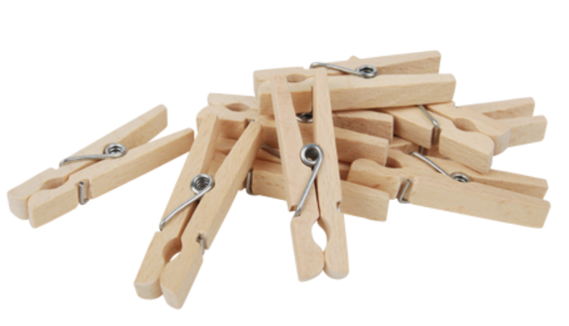 Clothes Pins - Wooden (20 pins)