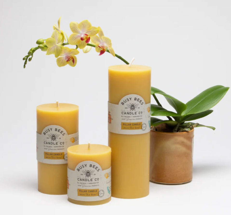 Candle - Pillar (Busy Bees Candle Co)