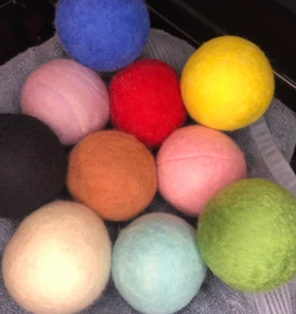 Friendsheep Wool Dryer Balls Purple Hue