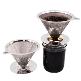 Coffee Pour Over - Mason Lid