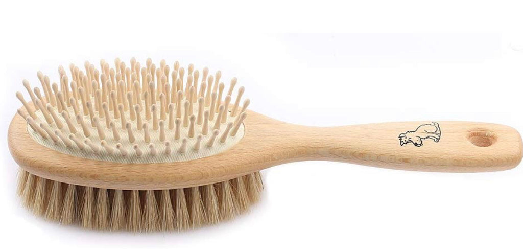 Dog Brush - Natural Bristles