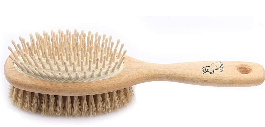 Dog Brush - Natural Bristles