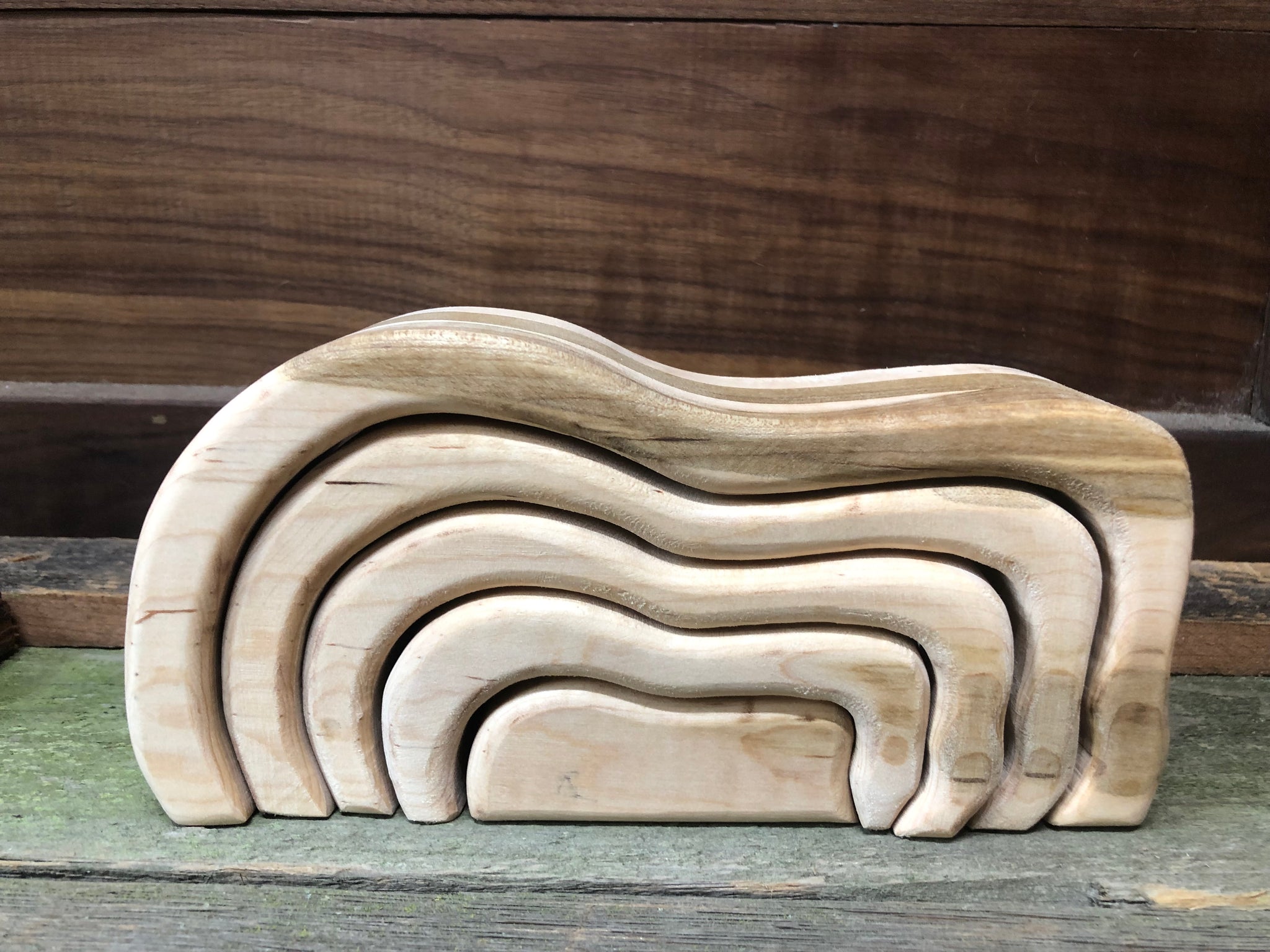 Rainbow (Wooden Striped)