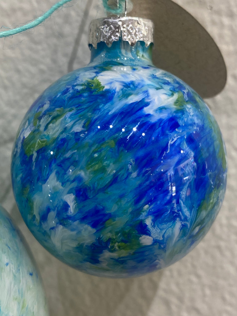 Farmhouse Glass Bulb Ornaments