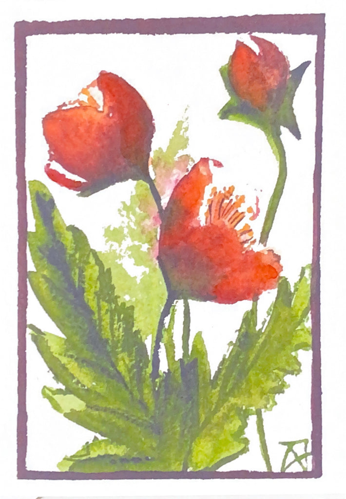 Cards - Floral by Mandie Gibson