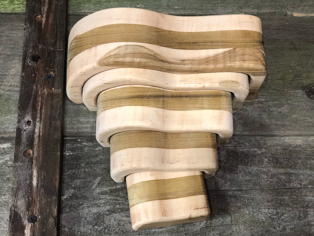 Rainbow (Wooden Striped)